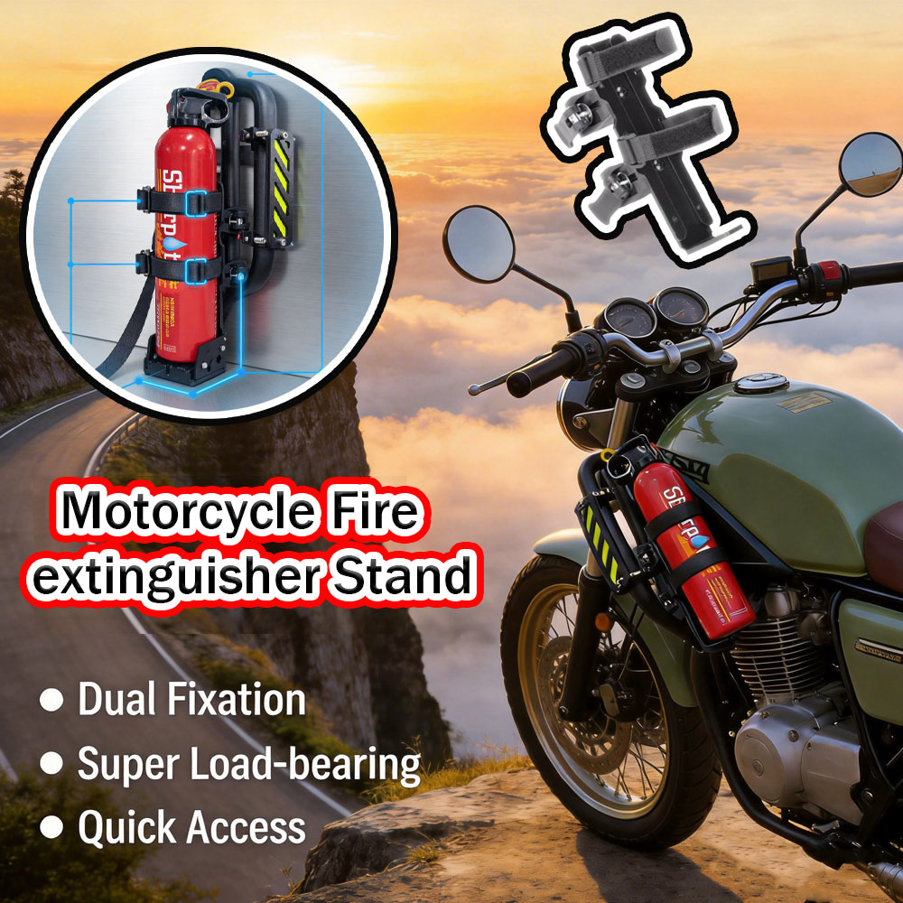 Motorcycle Gear Holder - Tempat Penyimpanan Produk Pemadam Kebakaran Universal