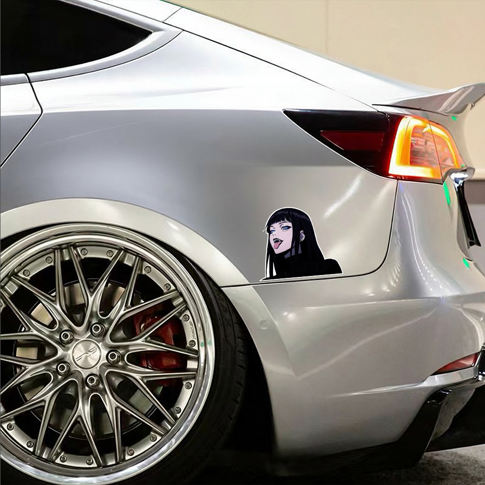 Motorcycle Gear Auto - Stiker Mobil Tomie Gadis Anime Keren