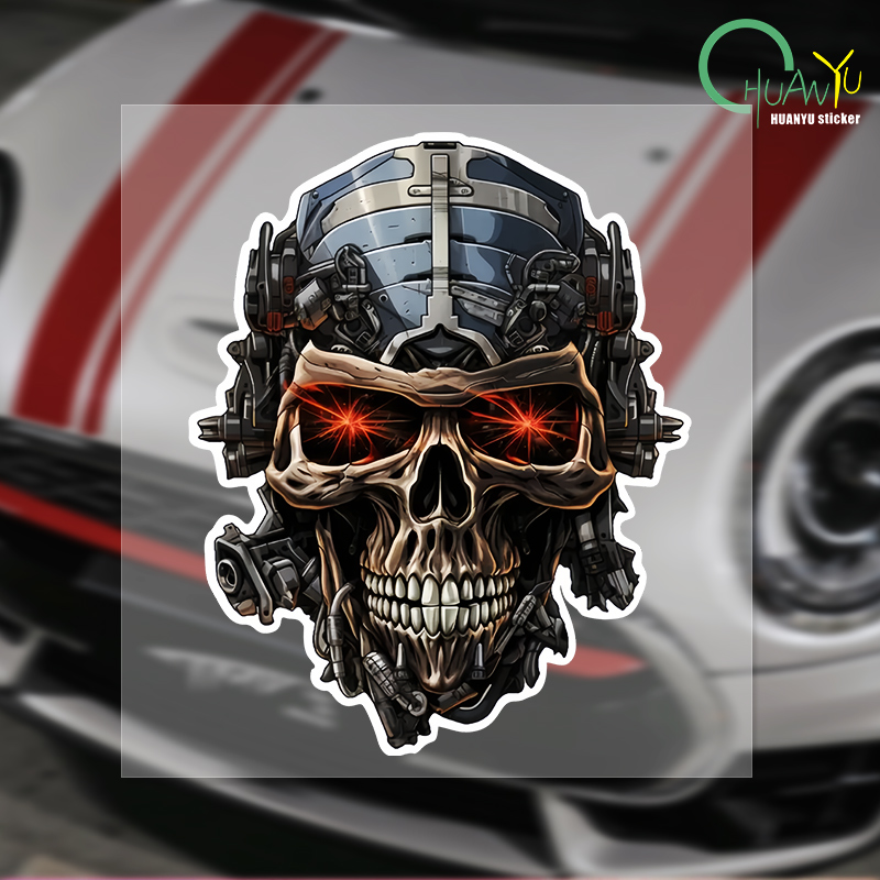 Motorcycle Gear Auto - 2024 desain baru kepala kerangka stiker