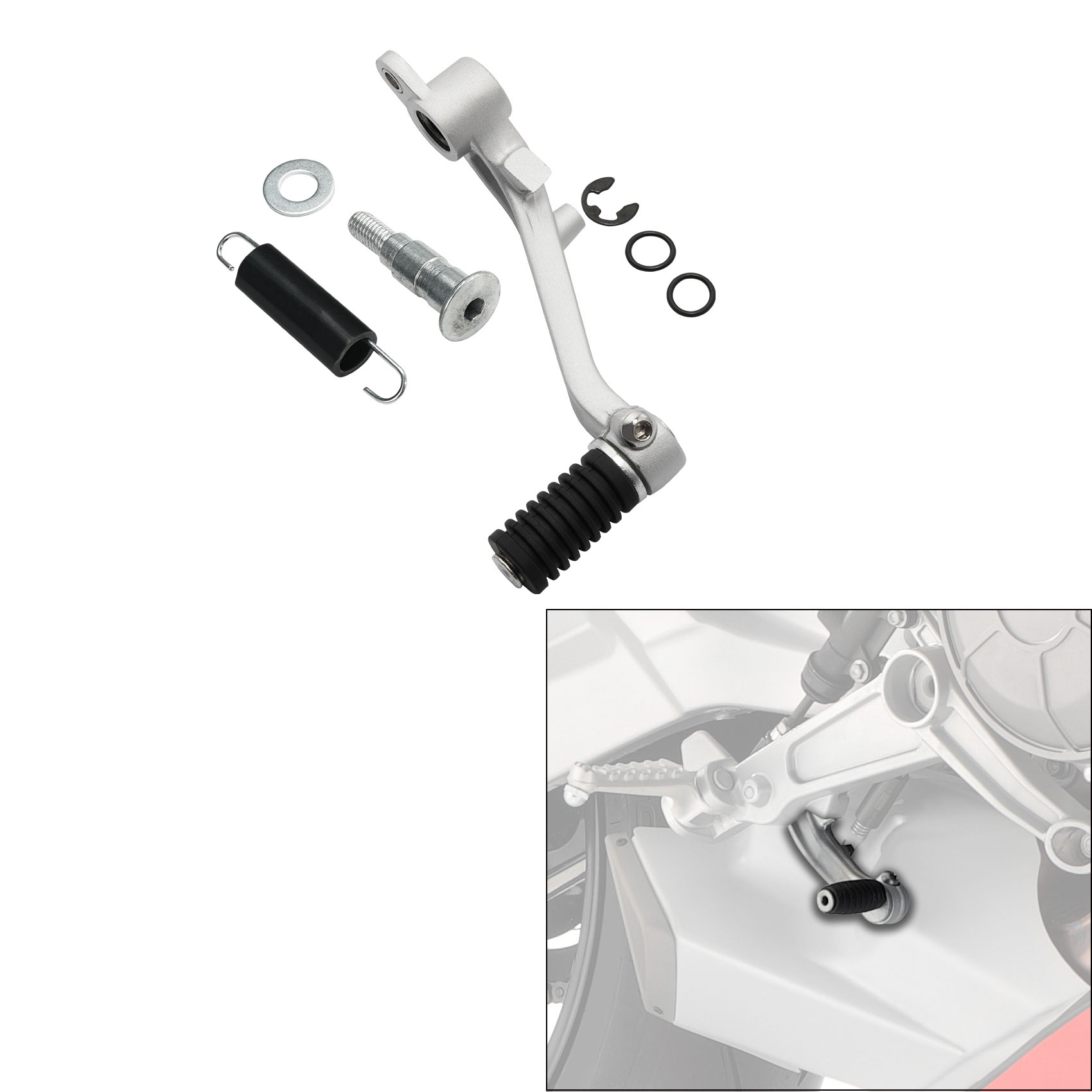 Tuas Pedal Rem Belakang atau T - Motorcycle Gear Guide ulasan dan harga