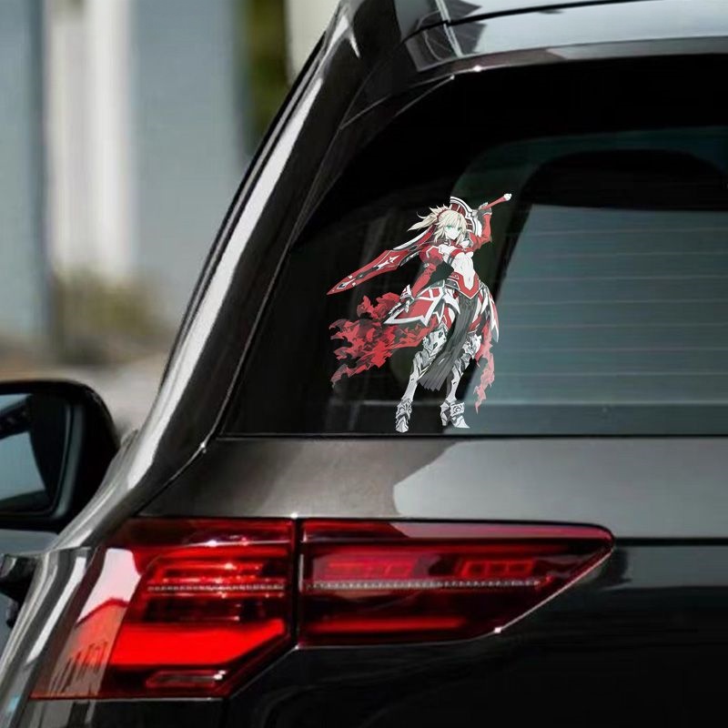 Stiker Mobil Fate Mordred, Sti - Motorcycle Gear Auto ulasan dan harga